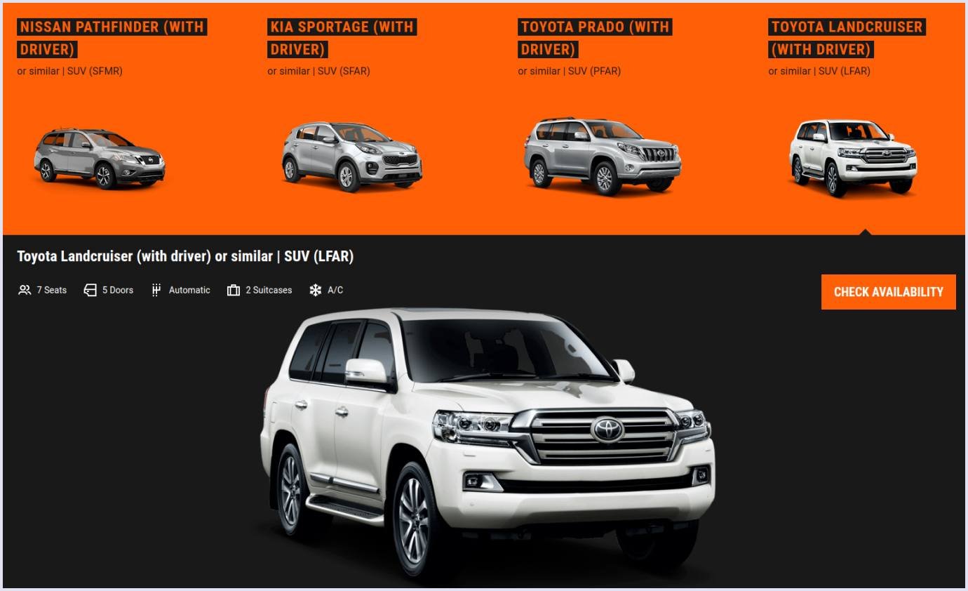 Sixt car fleet options