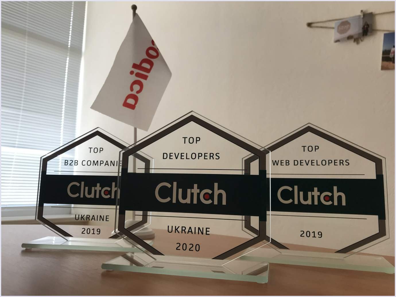 Three Clutch awards for top web development, B2B companies in 2019-2020