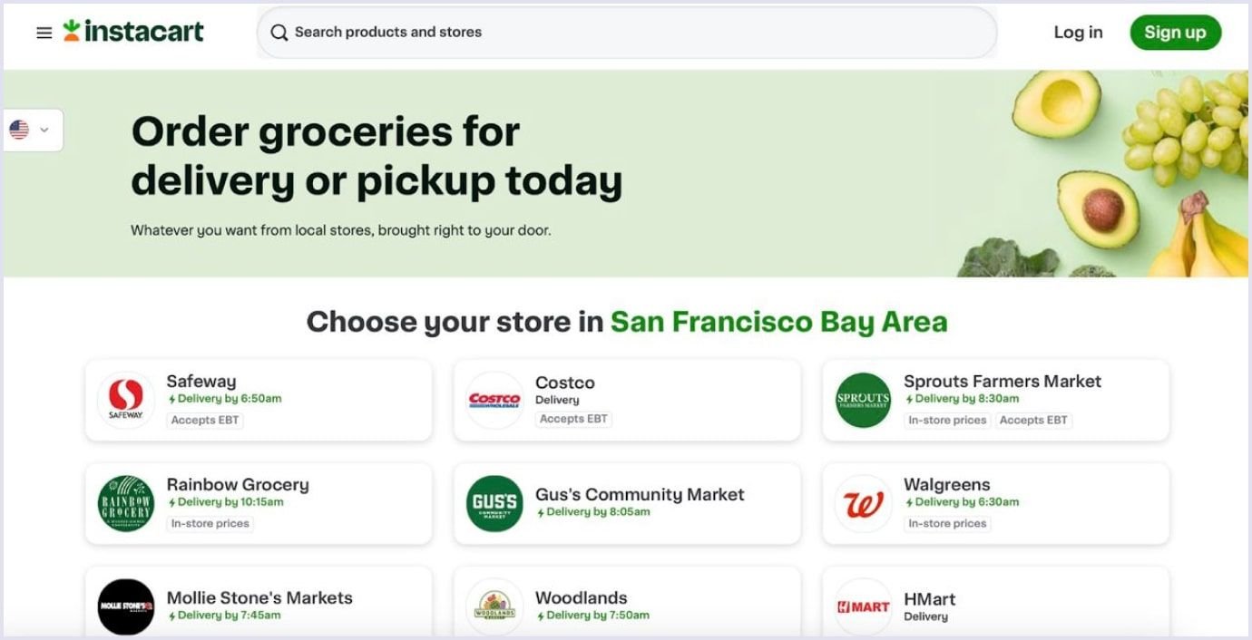 Instacart is one of the top online marketplaces in food industry