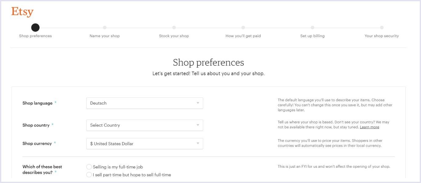 How Etsy creates user preferences and profiles
