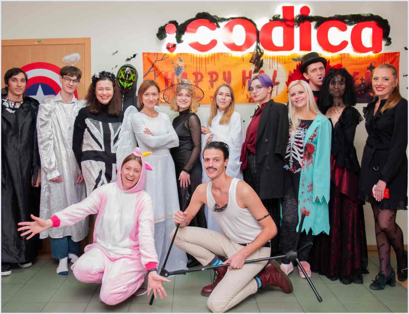 Codica team enjoyed Halloween party in 2021