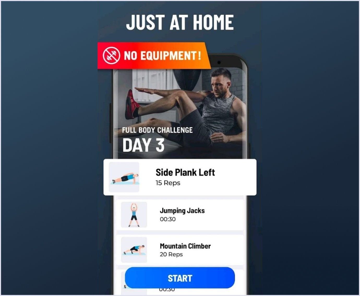 Home Workout - No Equipment workout app