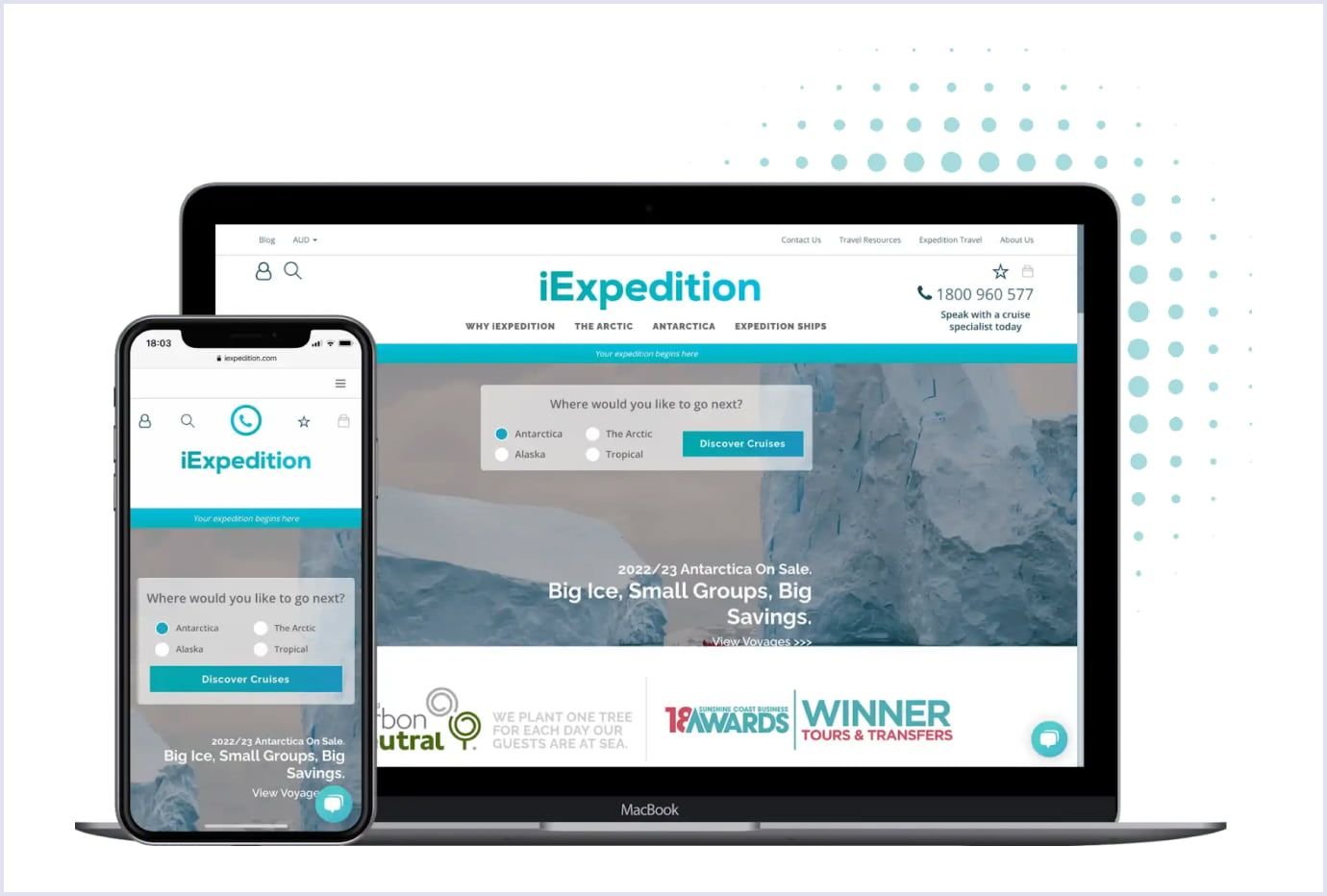 iExpedition marketplace main page