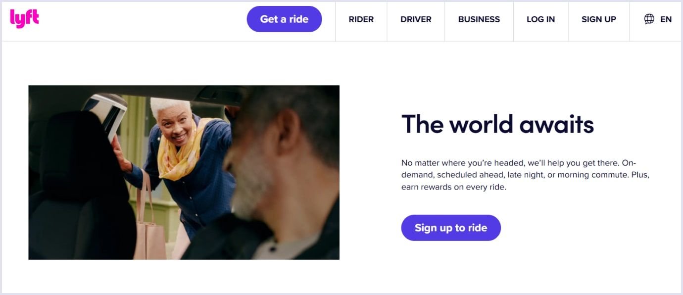Lyft service provider Lyft service marketplace