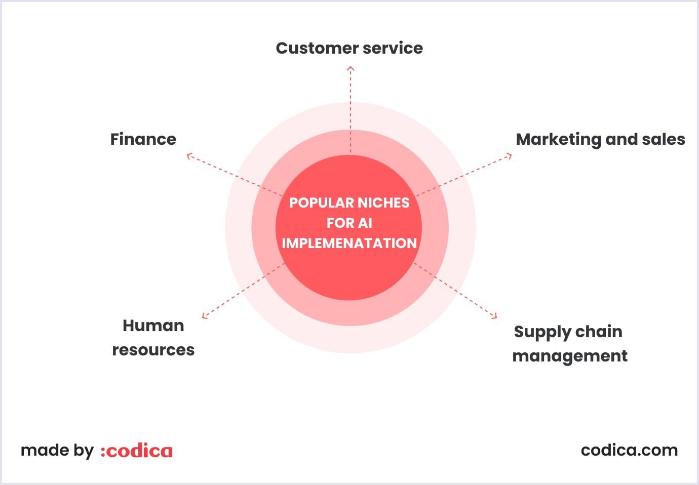 Popular niches for AI implemenatation