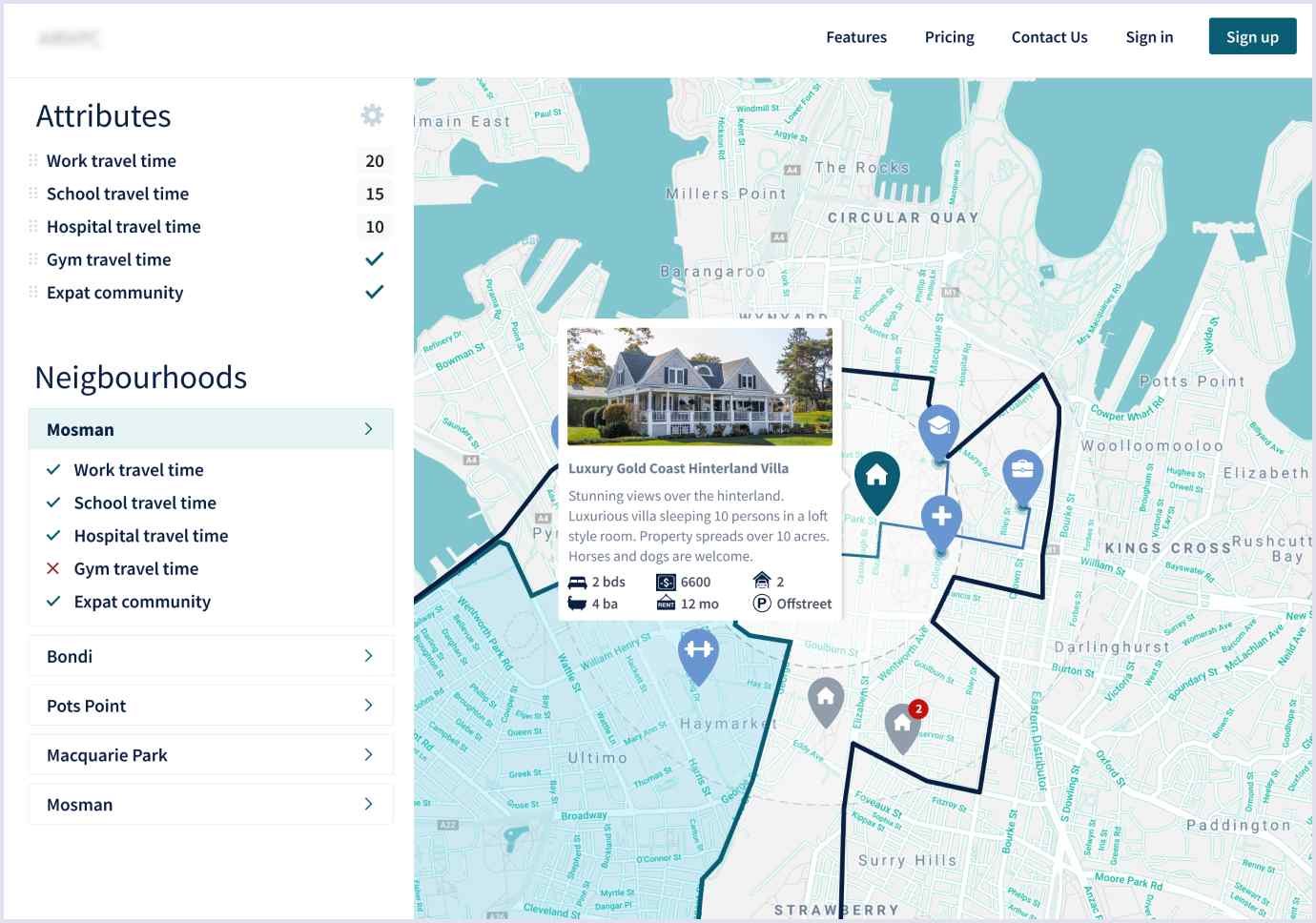 Google Maps integration on the rental marketplace