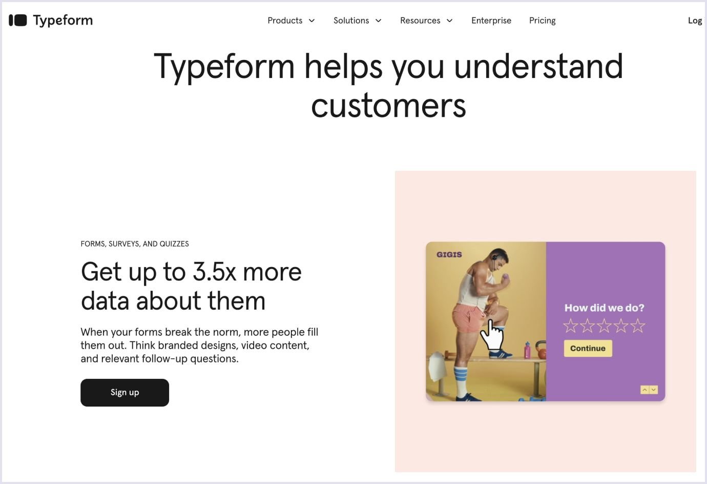 How Typeform looks like