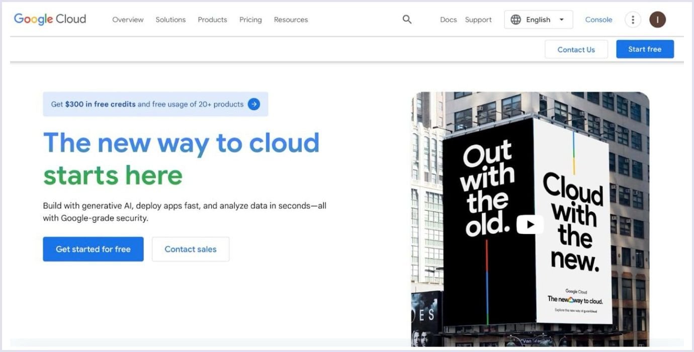 Google Cloud Platform hosting