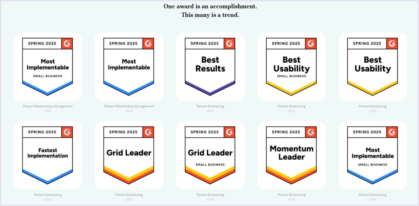 List of Weave's awards in 2025 Weave awards example