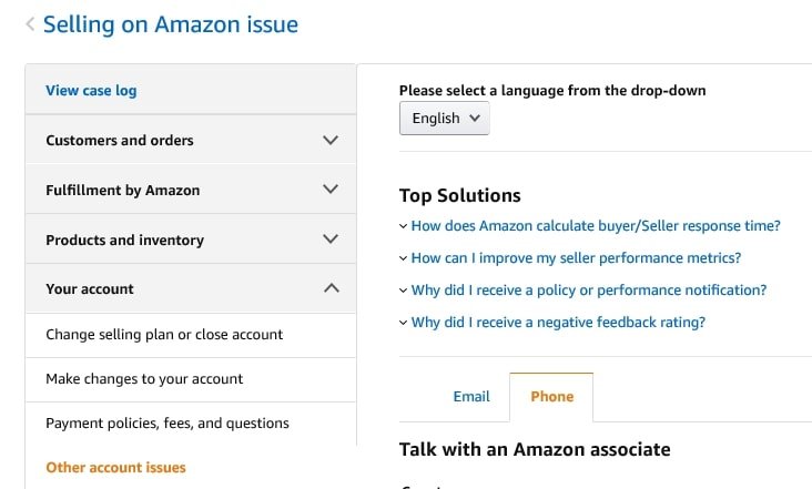 Seller support center to attract sellers by Amazon | Codica