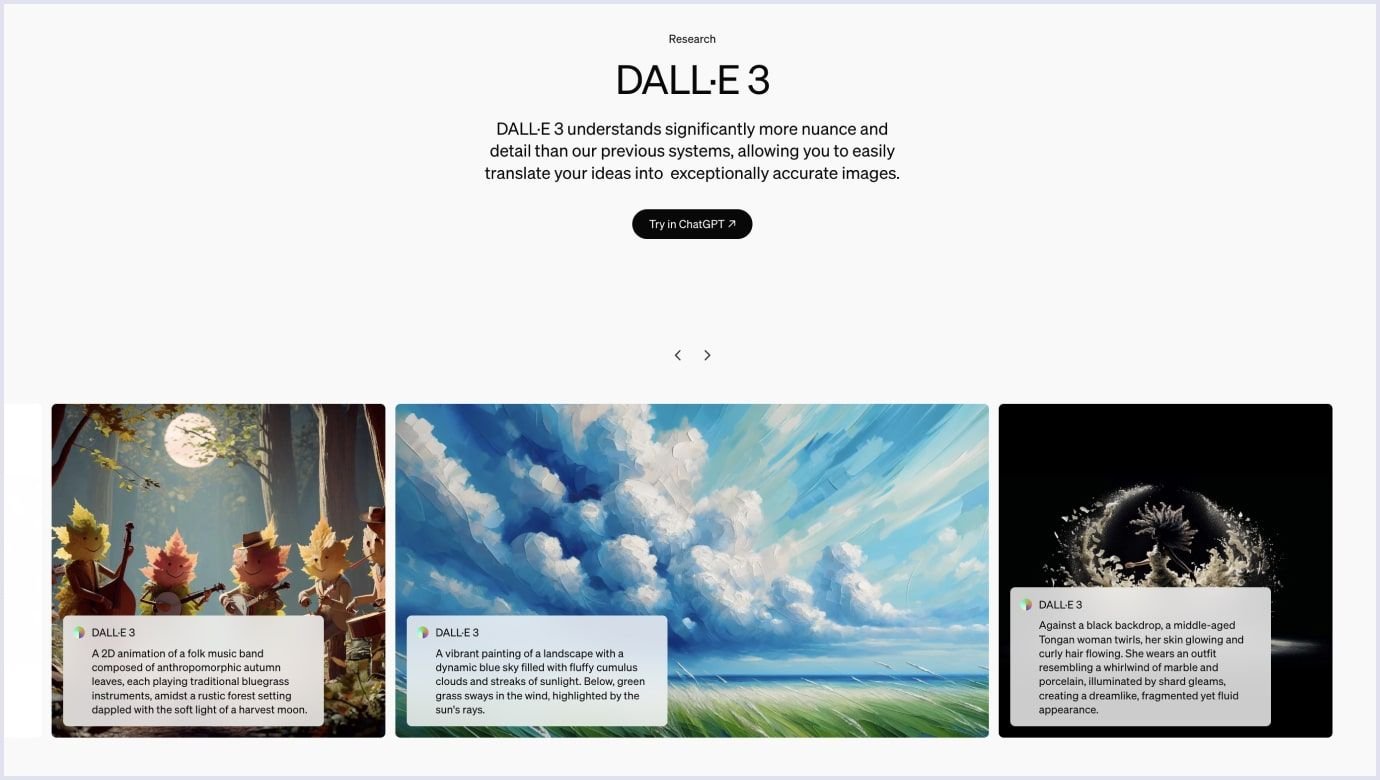 DALL·E 3 example images
