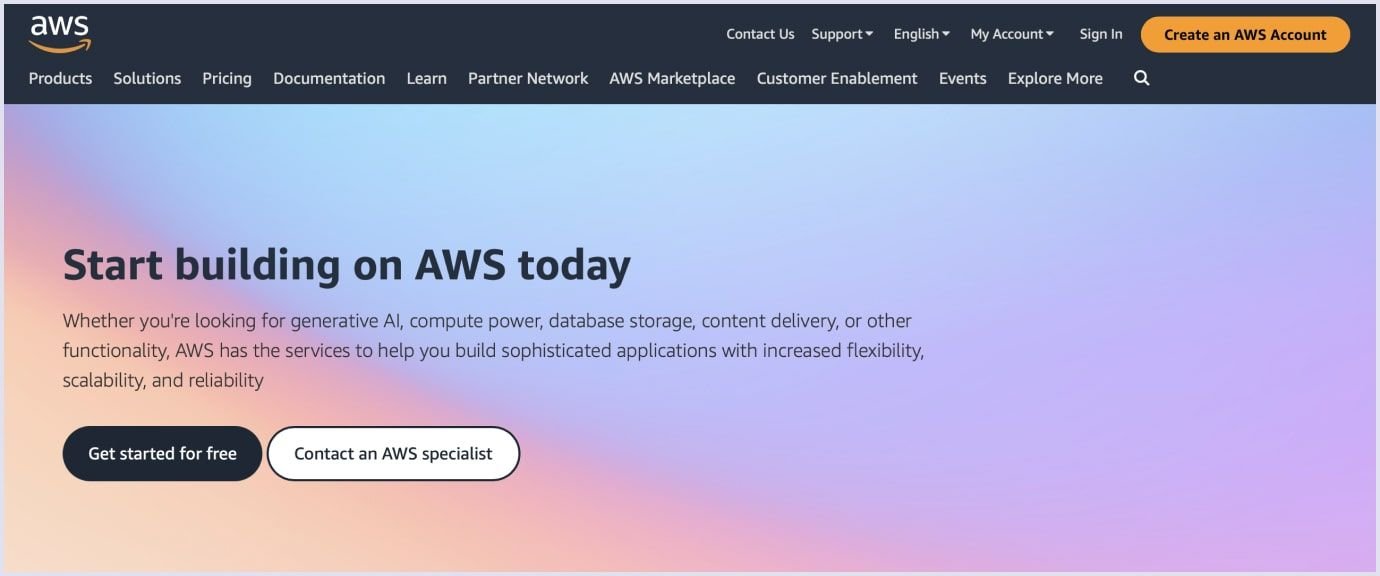 Amazon AWS cloud hosting
