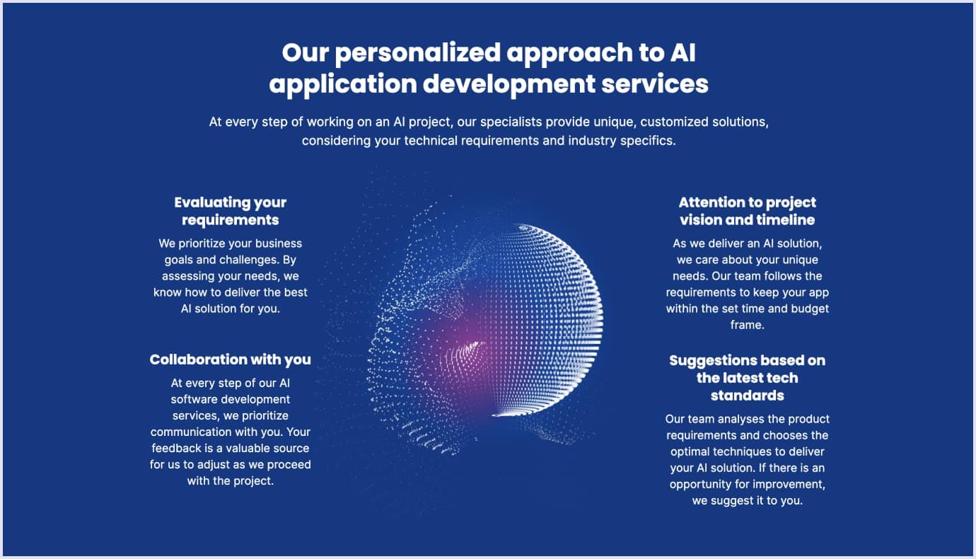 Expert approach to AI development services