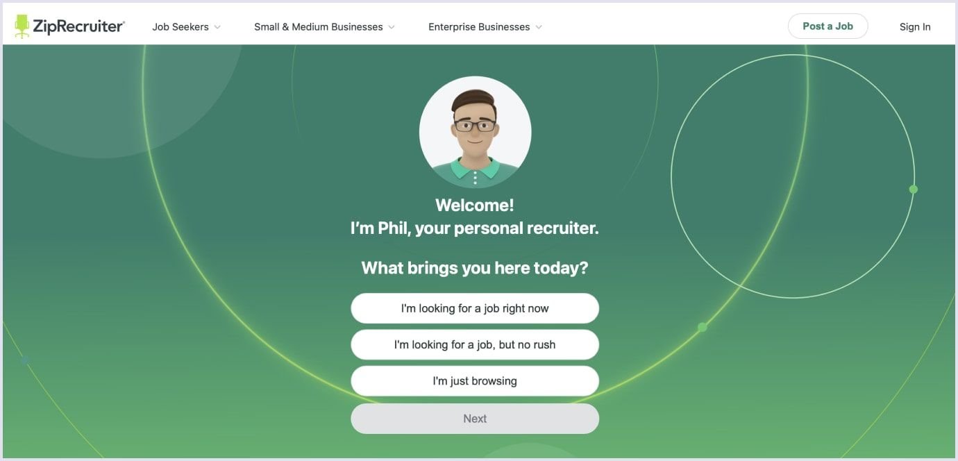 ZipRecruiter as an employment marketplace