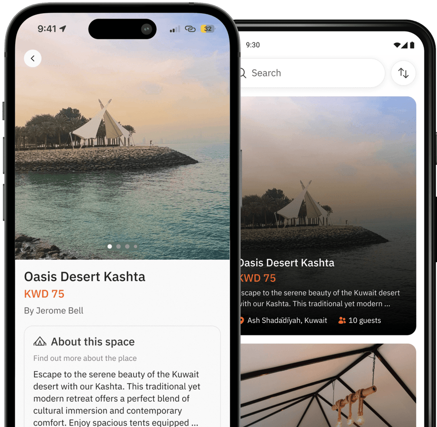 Native Mobile App for Booking Picnics in Kuwait Native Mobile App for Booking Picnics in Kuwait | Codica